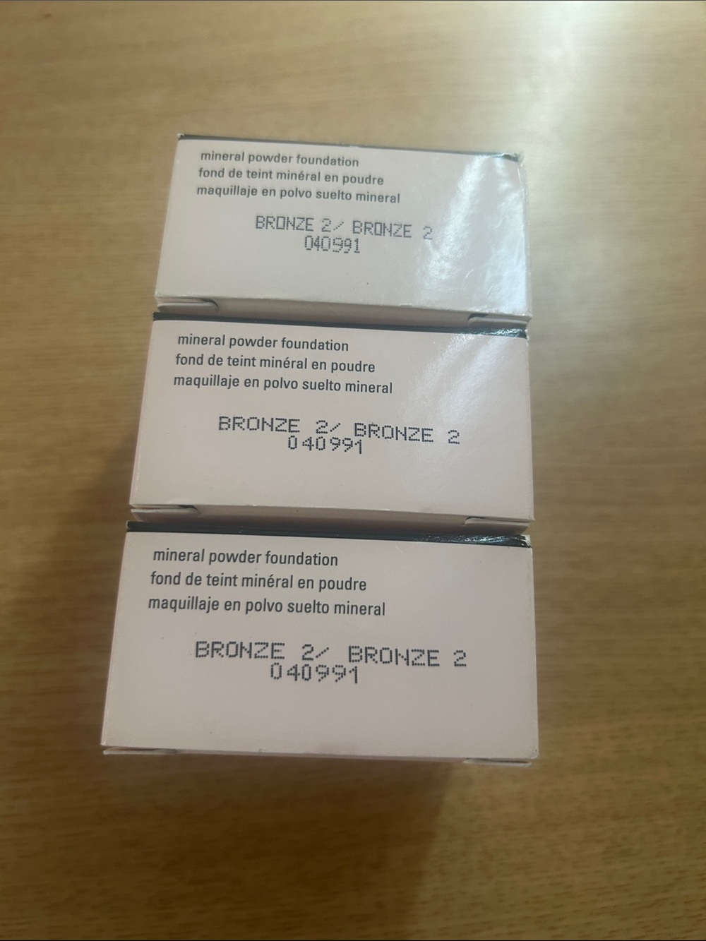 Mary Kay Mineral Powder Foundation Boxes - Light Cream